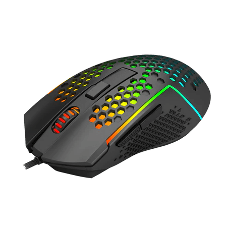 Redragon M987-K Reaping Light Weight Honeycomb Gaming Mouse RGB BACKLIT Wired 6 Buttons Programmable For Windows Redragon M987-K Reaping Light Weight Honeycomb Gaming Mouse RGB BACKLIT Wired 6 Buttons Programmable For Windows